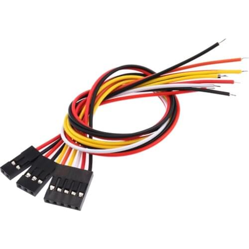 10PCS 20CM Single head Dupont Line Dupont connector plug with cable jumper wire 2.54MM PITCH 2/3/4/5/6/7/8/9/10 PIN 2P/3P/4P/5P