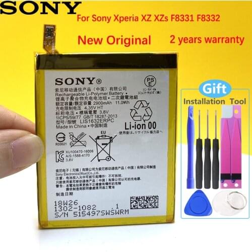 Sony Xperia XZ XZs F8331 F8332 Phone High Quality 100% Original LIS1632ERPC 2900mAh Battery