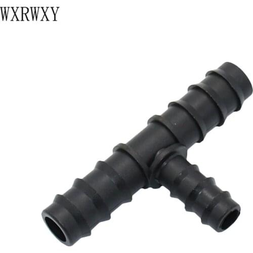 20mm to 16mm hose Tee splitter connector 3/4 to 1/2 hose connector garden irrigation barbed tee 5 pcs