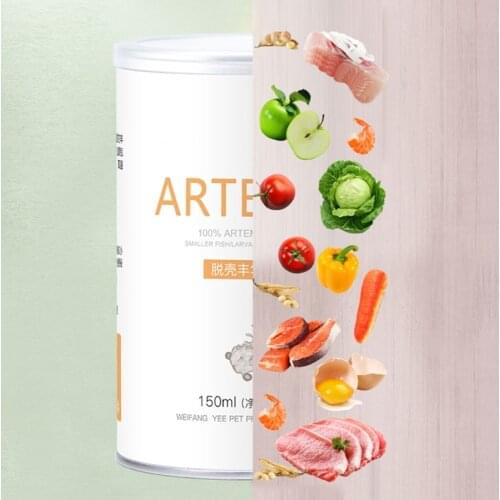 150ml Aquarium Tropic Fish Food Artemia Shelling Eggs Brine Shrimp Shelling Egg M68E