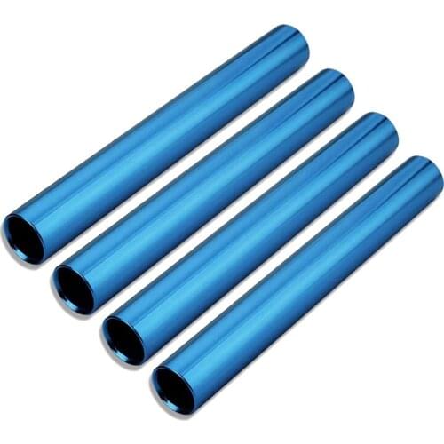 4 PCS Aluminum Relay Batons Track and Field Athletics Running Racing Match Game Sport Tool Training Tool