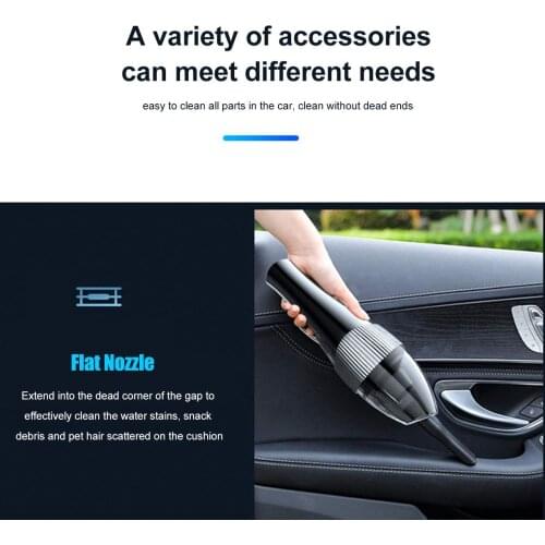 7000PA 150W Portable Handheld Car Wireless Vacuum Cleaner for Car High Suction Wet And Dry dual-use 12V Mini Car Vacuum Cleaner