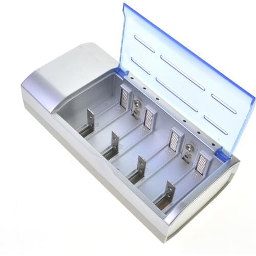 AA AAA 2A 3A C D Size Rechargeable Battery Universal Charger USA PP3 9v