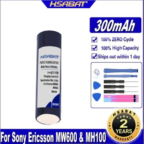 HSABAT GP0836L17 HS-MW600 300mAh Battery for Sony Ericsson MW600 & MH100 Wireless headset Batteries