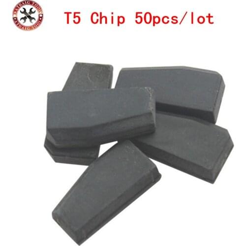 Free Shipping 50pcs/lot id t5 transponder chip,t5 id20 cloneable keys transponder chip,t5 car key chip program in stock On Sale