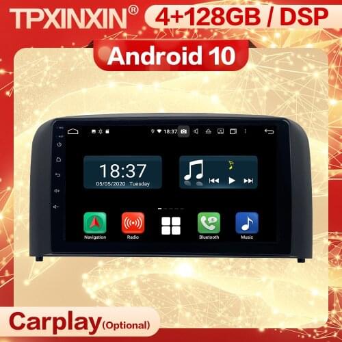 Carplay Multimedia Android Player Auto Car Radio Stereo For VOLVO S80 2009 2010 2011 2012 2013 2014 2015 GPS Receiver Head Unit