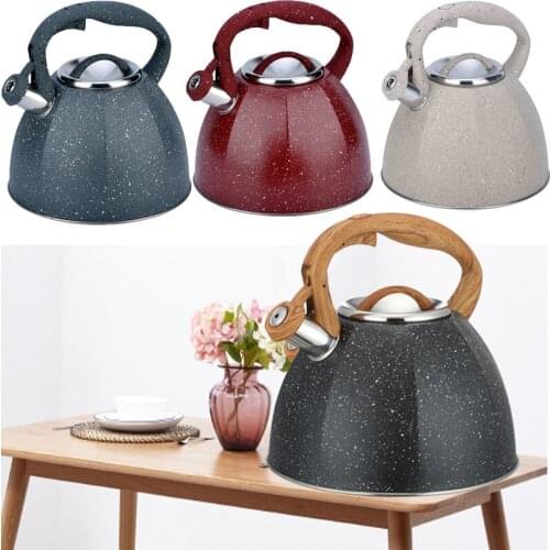 Household daily use large-capacity whistle 304 stainless steel kettle, induction cooker, gas stove can be used