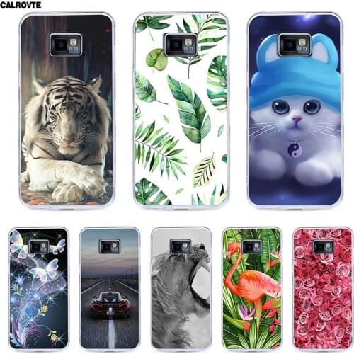 Case for Samsung Galaxy S2 S 2 SII i9100/S2 Plus i9105 Silicone Soft Cover Painting TPU Patterned Colourful Back Covers Shell