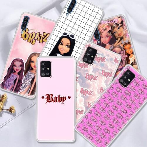 Riccu Fashion Bratz Painted Matte Soft Phone Case for Samsung Galaxy A20s A31 A51 A50 A71 for A10 A12 A02s A20e Cover Back Coque