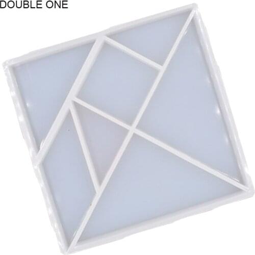 DOUBLE ONE Jewelry Tools & Equipments Jigsaw Puzzle Silicone Resin Molds for Kids Children DIY