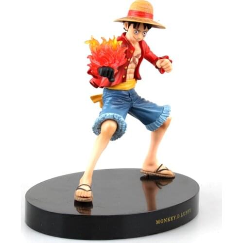 Exquisite One Piece A Reward Monkey D Luffy Fire Punch 18cm Pvc Anime Model Action Figure Collection Toys Desktop Decoration