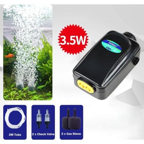 220V Aquarium Oxygen Pump Air Aerator Fish Tank Small Silent Household Energy Saving Pets Supplies