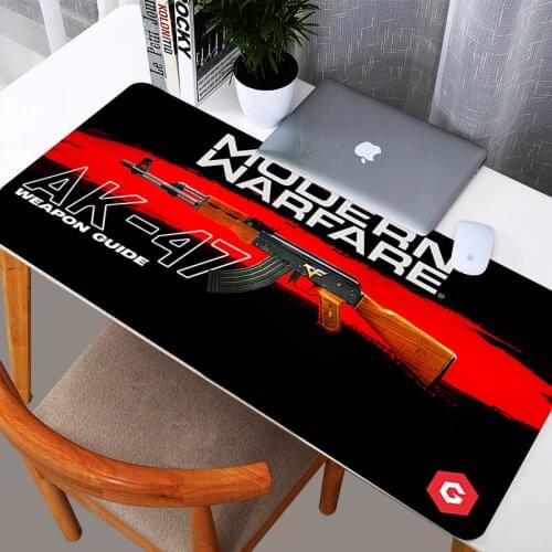 AR 15 AK47 Gun Cleaning Mat Design Keyboard Mat Large Size 400*900mm Extended Soft Rubber Mousepad Gaming XXL Computer Mat