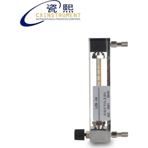 Micro Water Flow Meter With 16~160ml/min Measuring Range Glass Material Flow Meter Water