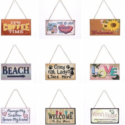 5D Diy Full Round diamond painting kit garden Tag cross stitch kit mosaic pattern diamond embroidery home decoration gifts