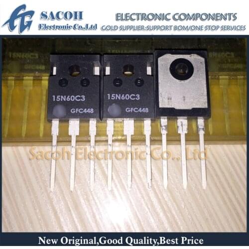Free shipping 10Pcs SPW15N60C3 15N60C3 SPP15N60C3 SPA15N60C3 SPB15N60C3 TO-247 15A 600V Power MOSFET