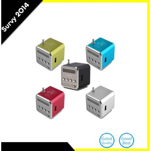 TD-V26 Portable Radio Speaker With LCD Display Support Micro SD/TF MP3 Music Player Digital FM Compatible diy electronics