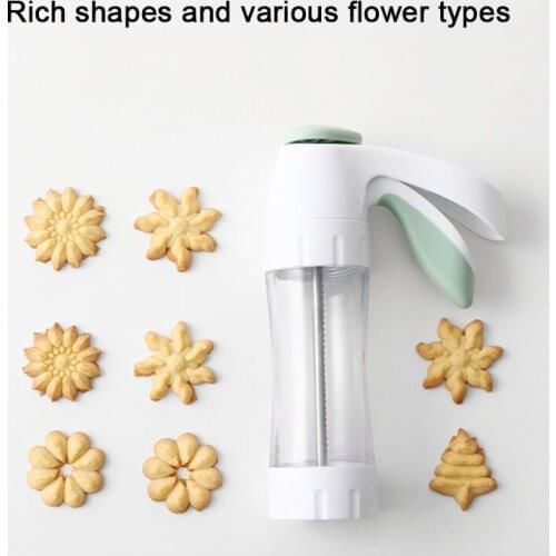 Cookies Press Cutter Baking Tools Cookie Biscuits Press Machine Kitchen Tool Bakeware With 12 Cookie Molds Kitchen Cocina