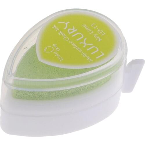 Water Droplets Washable Craft Finger Ink Pad DIY Scrapbooking Rubber Stamps