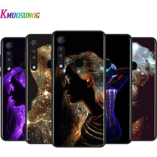 Sexy fluorescent art For Motorola G9 G8 G Stylus Power One Fusion Hyper Edge E7 E6 5G Plus Play Lite Silicone Phone Case