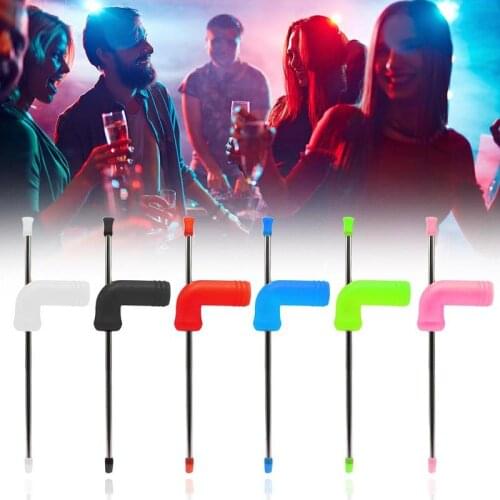 Beer Snorkel Straw Bong Funnel Slammer Double Snorkel Drinking Bar Tools Festivals Party Dispenser Home Beer Brewing Equipment