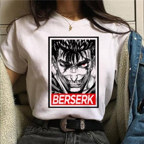 Unisex Anime Berserk Guts Funny Cartoon T Shirt Men Graphic Tees Tops Manga Swordsman Gatsu Sacrifice Zodd Harajuku Tshirt Male