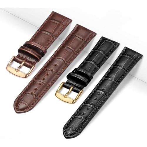 Universal Leather Watch Band Replacement Leather Watchband 12mm 14mm 16mm 18mm 20mm 22mm 24mm Watch Strap
