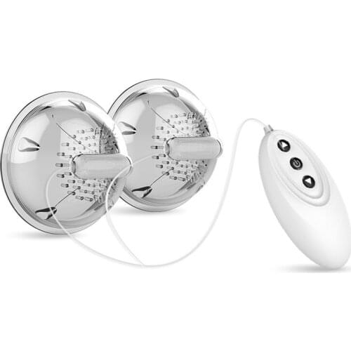 Nipple Massage Vibrator Clitoris Stimulator Oral Sex Adult sex toys Breast Pump Enlargement Licking Nipple Vibrator for Women