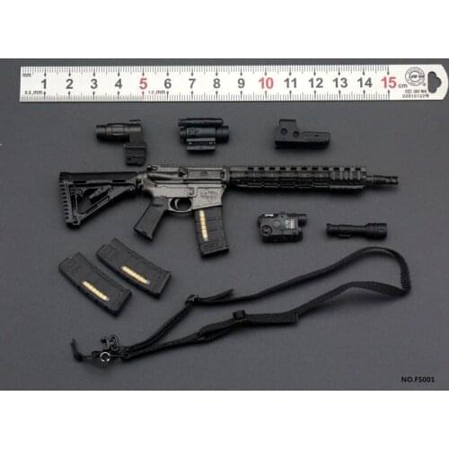 1/6 Scale Figure Accessory Solider Weapoon FS001 Full Set M4 Model Toys for 12 inches Action Figure