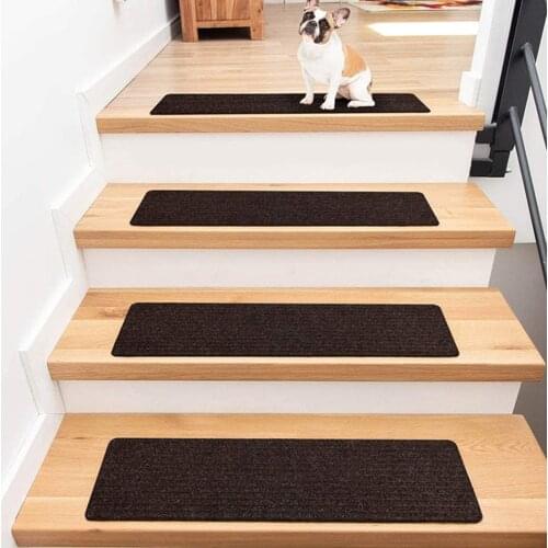 1Pc 76 *20 cm Self Adhesive Stair Tread Carpet Mats Stair Treads Floor Rugs Home Warm Pad Stairs Protection Cover For Home Decor