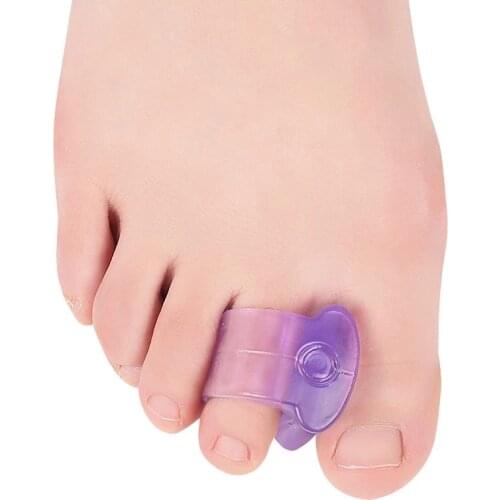 5pair Hallux Valgus Separador De Dedos Plantar Fasciitis Toes Foot Care Tool Silicone Toes Ring Bunion Gel Toe Separator Hot