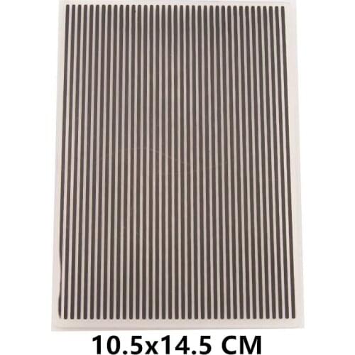 2021 Vertical Stripes Embossing Folders for File Papers Album Stencils Cards Making Template DIY 3D Scrapbooking Cutting Dies