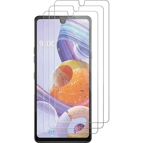 3-Pack Tempered Glass Film Protection Shield Screen Protector Clear Anti Scratch,Bubble Free for LG Stylo 6/stylo 5/stylo 7