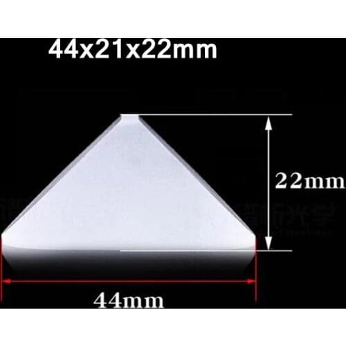 44x21x22mm Optical Glass Triangular Right Angle lsosceles K9 Porro Prisms Lens For Telescope Optics