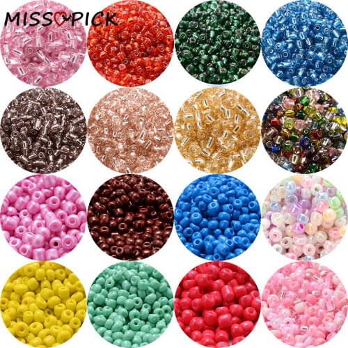 300/600/1500pcs 3mm Mix Pink Charm Czech Glass Seed Beads DIY Bracelet Necklace Beads For Jewelry Making DIY Earring Accessories