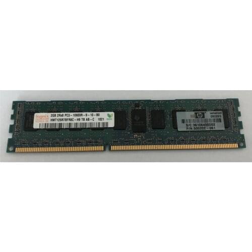 500656-B21 500202-061 501533-001 2GB 2RX8 PC3-10600R REG ECC