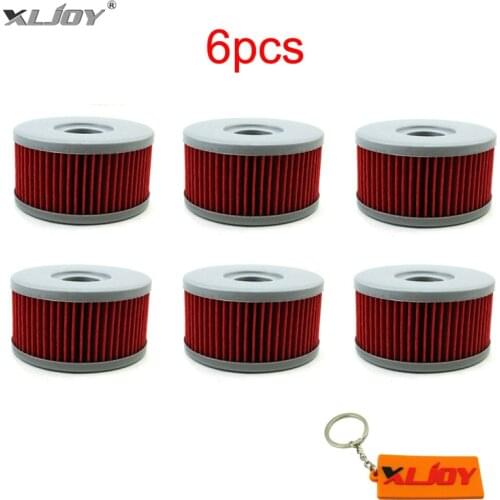 6x Oil Filter Fit Suzuki TU250X 250 GN250 GZ250 MARAUDER DRZ250 VL125LC VL250LC INTRUDER 125 SP250 DR250 SG350 DR350 Beta Motor