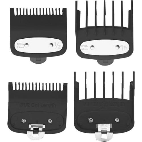 70% Hot Sale 2Pcs 1.5mm 4.5mm Electric Hair Clipper Shaver Trimmer Plastic Cutting Guide Comb
