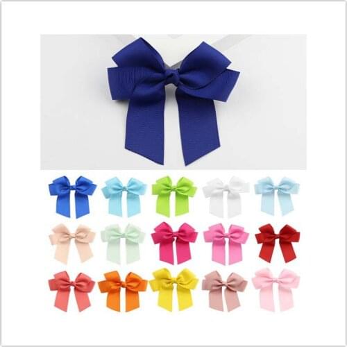 ALIGATOR Bowknot Clips Kids Handmade 20COLORS GIRLS GROSGRAIN Toddler Baby RIBBON BOW Accessories SLIDE HAIR CLIP CLIPS