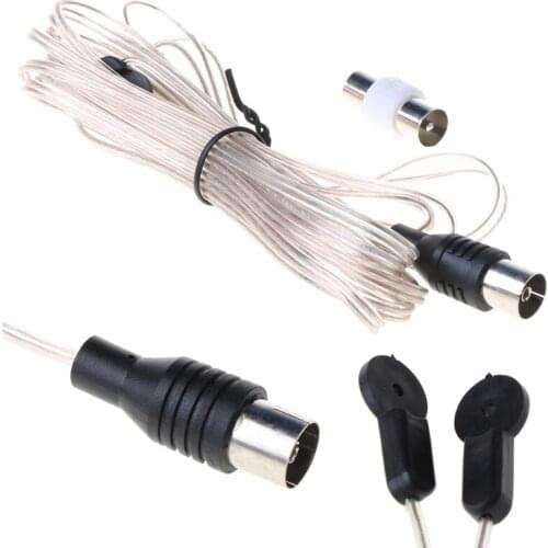 ANT-108 3.2m FM Radio Aerial Cable Female Connector Antenna for Home Amplifier 831D