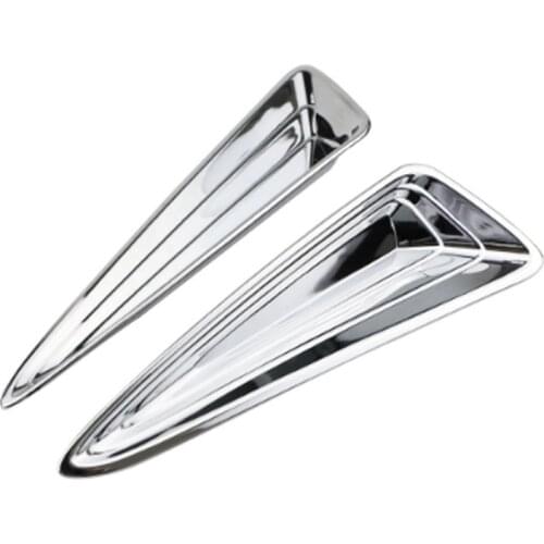 Car ABS Chrome Front Fog Light Protection Cover Fog Lamps Decoration Trim Sticker for Toyota C-HR CHR C HR 2016 2017 2018