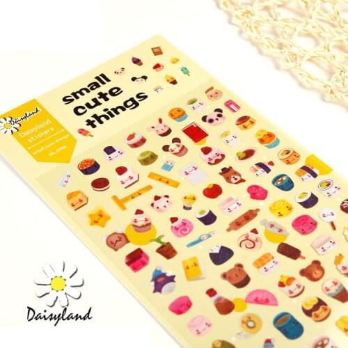 Daisyland Small Cute Things Decoration Paper Adhesive Stickers DIY Cartoon Stickers Diary Sticker Scrapbook Stationery Stickers