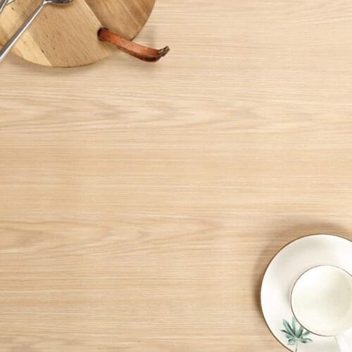 GLOW4U Faux Light Maple Wood Grain Contact Paper Wallpaper for Kitchen Cabinets Counter Top Shelves Table Furniture Walls