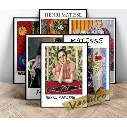 Henri Matisse Exhibition Museum Poster, Henri Still Life With A Magnolia Prints, Matisse Three Sisters Oil Painting, Idea Gift