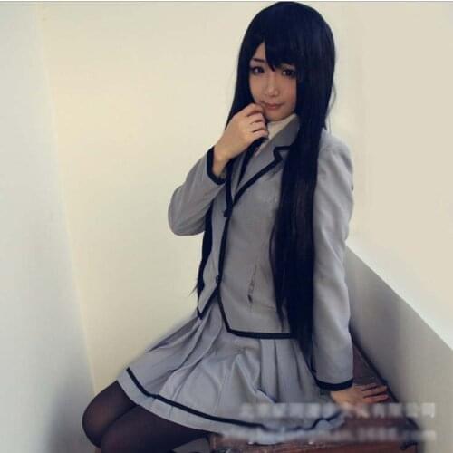 Assassination Classroom Kayano Kaede Dress anime Ansatsu Kyoushitsu Cosplay Costume women grils Clothes Coat+Skirt+Wig Uniform