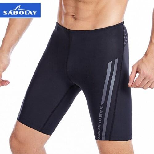 Summer Swimwear Men Swimming Trunks Sexy Swimsuit Swim Briefs Quick Dry Boxer Shorts Bathing Suit Sports Surf Board Beach Shorts