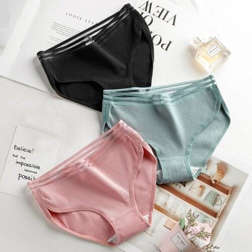 Low Waist Soft Female Underwear Women Seamless Panties Female Underpants Solid Color Panties Briefs Women Sexy Panties