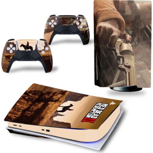 Red besd PS5 Standard Disc Edition Skin Sticker Decal Cover for PlayStation 5 Console & Controller PS5 Skin Sticker Vinyl