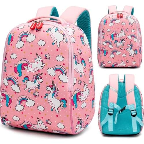 2020 New Unicorn School Bags for Girls Cute Animals Designer Children Kids Backpack Boys Schoolbag Book Bag Gift Mochila Escolar