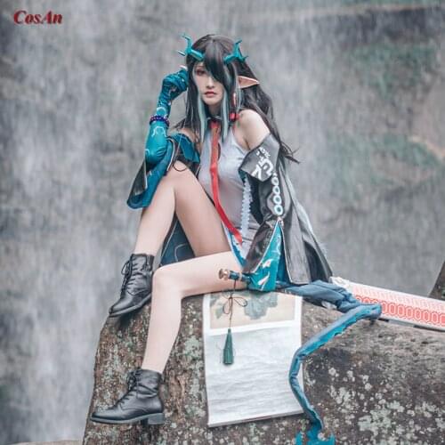 New Arrival Game Arknights Dusk Cosplay Costume High Quality Han Element Fashion Uniform Activity Party Role Play Clothing XS-XL